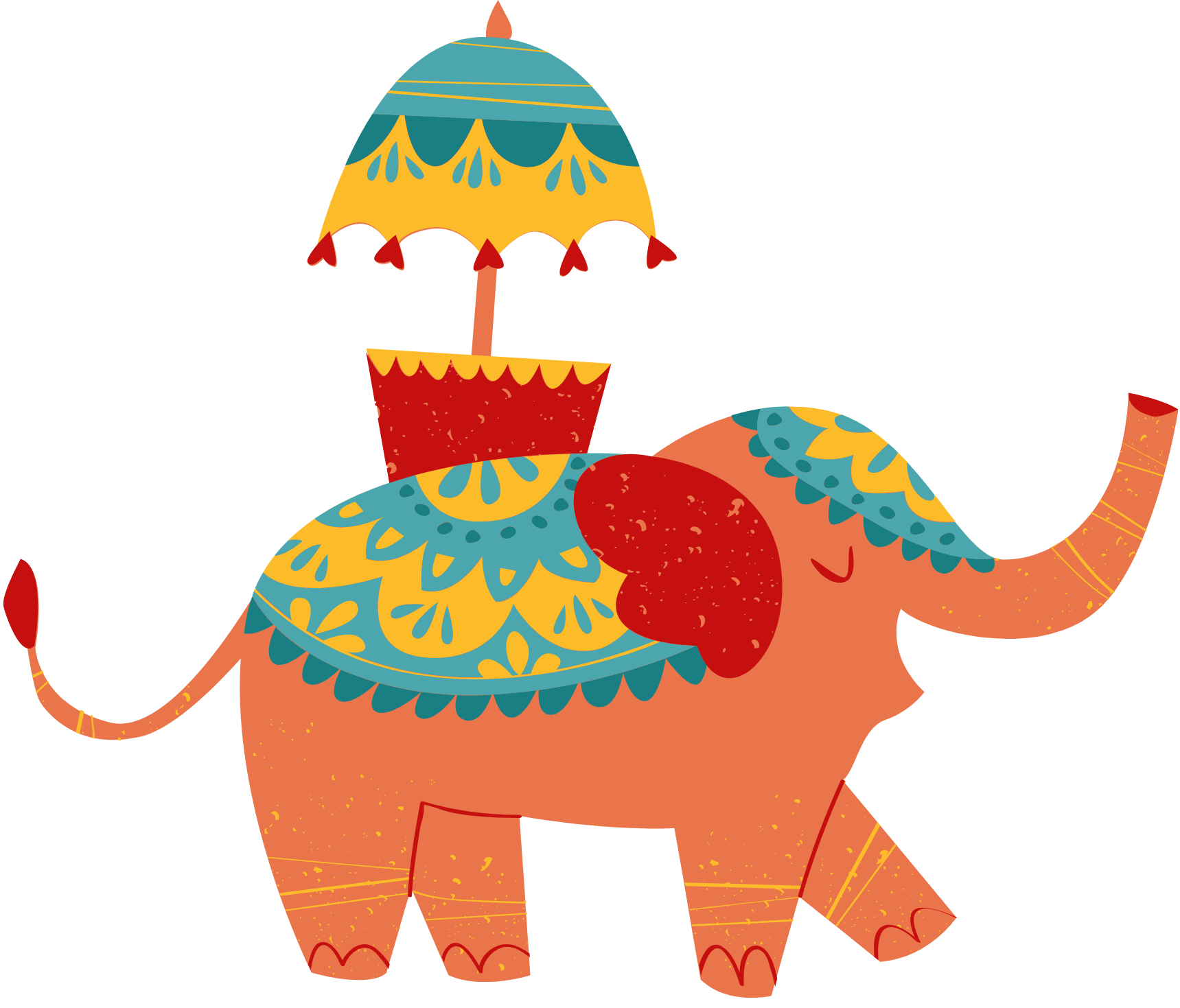 Decorative elephant illustration