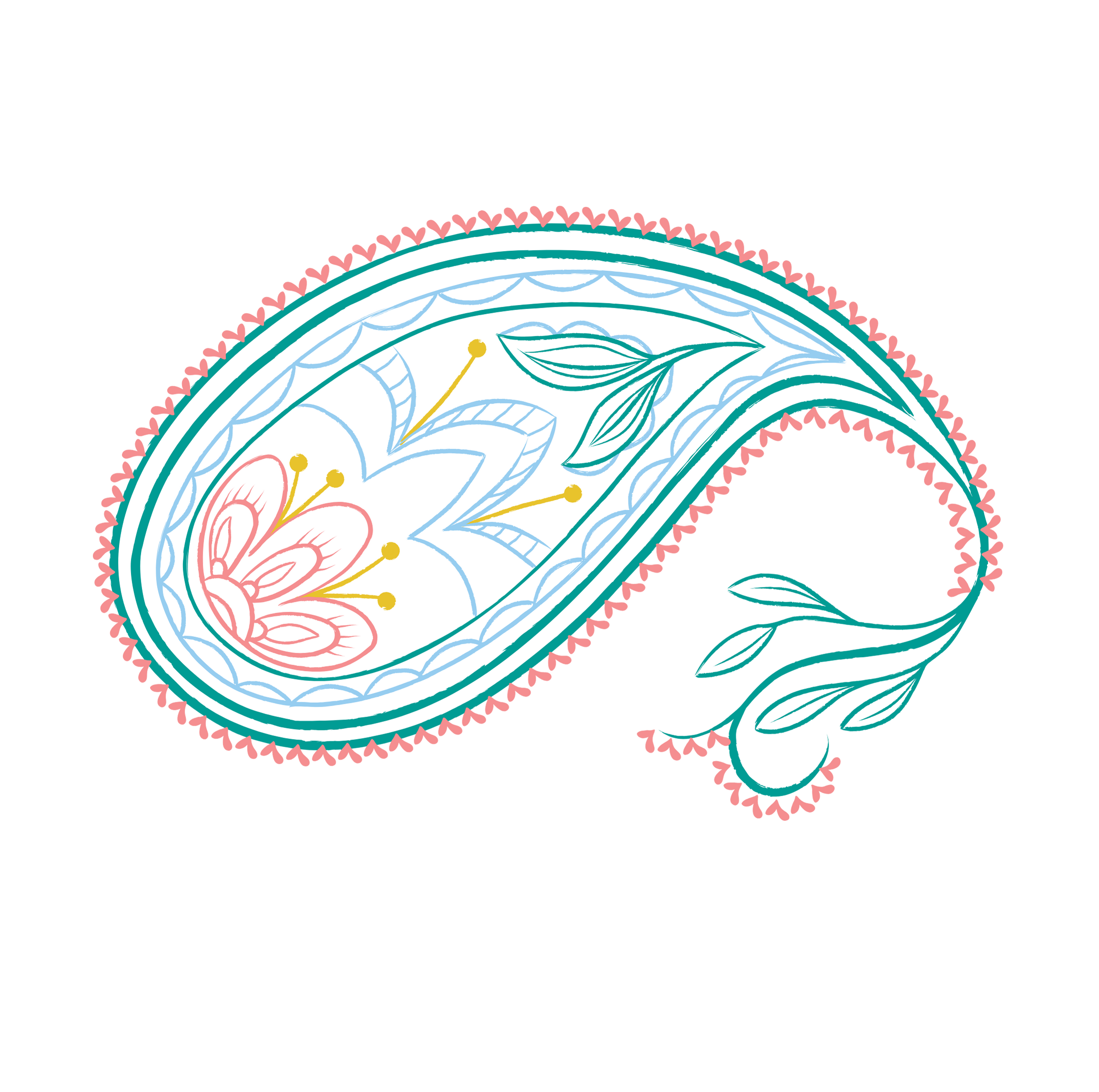 Decorative mehendi